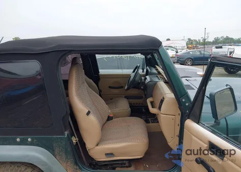 1999 Jeep Wrangler / Tj Sport из США, поврежденный, VIN 1J4FY19S9XP450755